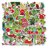 Grinch Christmas Stickers, 50 PCS