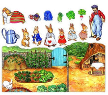 Load image into Gallery viewer, A Rabbit&#39;s Tale Felt Figures for Flannelboard Stories- Precut Peter Rabbit Story

