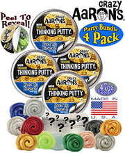 Load image into Gallery viewer, Crazy Aaron&#39;s Putty Mini Tins Treasure Surprise Peel to Reveal (Collect All 12 Colors) Gift Set Party Bundle - 4 Pack (.47oz Each) *Items are Assorted and May Contain Duplicates
