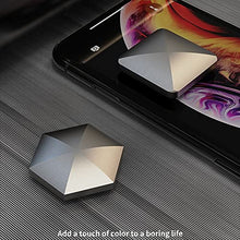 Load image into Gallery viewer, Unpack The Toy, Desktop Kinetic Energy to Vent Stress Relief Fingertip Spinner Toy, Style: Stainless Steel Quadrilateral Silver
