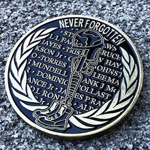 Load image into Gallery viewer, VetFriends.com Vietnam Brothers Forever Commemorative Challenge Coin with Bald Eagle and Battlefield Cross Graphics 1.75 inch
