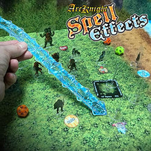 Load image into Gallery viewer, Arcknight Spell Effects Templates for Pathfinder 2E; 21pc Markers for AOE Spells with Reference; Condition, Buff, and Summon Tokens; for PF2, DND, and All TTRPG Systems
