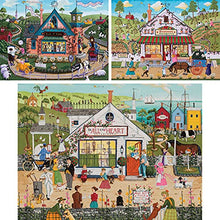 Load image into Gallery viewer, Bits and Pieces - Value Set of Three (3) 1000 Piece Jigsaw Puzzles for Adults - Puzzles Measures 20&quot; x 27&quot; - 1000 pc Nick Of Time, Veterinary, Grocery Village Vintage Jigsaws by Artist Joseph Holodook
