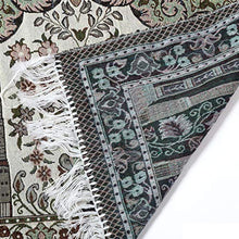 Load image into Gallery viewer, ARTIBETTER Muslim Prayer Rug Rectangular Worship Mat Islamic Pilgrimage Prayer Carpet Portable Floral Mosque Pattern Praying Rugs 110x65x1cm

