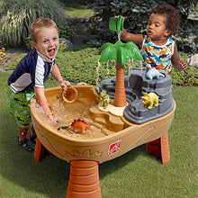 Load image into Gallery viewer, t9 Young Children Dinosaur Paradise Play with Water Table, Removable Volcanic Stone, Safe Environmental Protection, Suitable for Indoor Outdoor,76.274.983.8Cm
