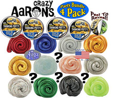 Load image into Gallery viewer, Crazy Aaron&#39;s Putty Mini Tins Treasure Surprise Peel to Reveal (Collect All 12 Colors) Gift Set Party Bundle - 4 Pack (.47oz Each) *Items are Assorted and May Contain Duplicates

