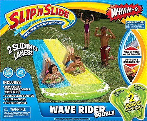 Wham-O Slip N Slide Hydroplane Double with 2 Slide Boogies