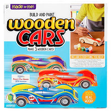 Load image into Gallery viewer, Made By Me Build and Paint Your Own Wooden Cars Craft Kit &amp; Create Your Own Window Art Craft Kit for Age 6+
