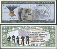 Us Navy Mission Million Dollar Bill Lot of 100 Bills
