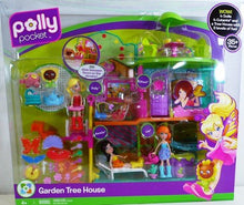 Load image into Gallery viewer, Polly Pocket Garden Tree House Playset 35+ Pieces Included

