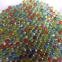 Load image into Gallery viewer, OBTANIM 30 Pcs Glass Marbles Toy 1 Inch Mega Beautiful Cats Eyes Marbles Bulk for Children, Marble Games, Multicolor
