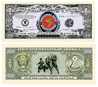 10 NRA National Rifle Assoc Million Dollar Bills with Bonus Thanks a Million Gift Card Set