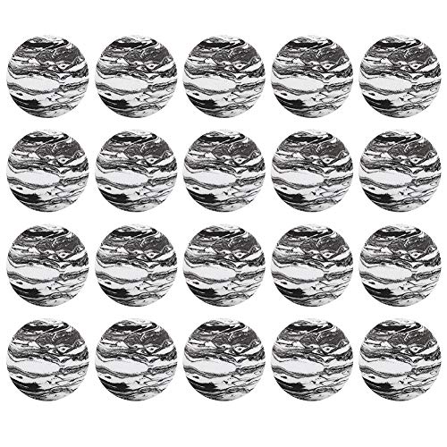 Naroote Practice Ball, Ball, Pet Entertainment Toy Balls Wear Resistant Soft Ball, for Indoor Swing(Black/White Ink Ball 42mm-1 Grain)