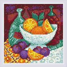 Load image into Gallery viewer, RIOLIS AM0034 - Oranges - Diamond Mosaic Kit - 7&quot; x 7&quot; 16 Colors

