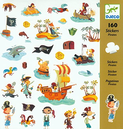 DJECO Pirate Stickers (160 pc)
