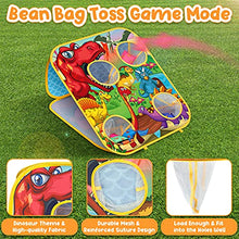 Load image into Gallery viewer, HelloJoy Bean Bag Toss Game Kids Outdoor Toys,Double-Sided Foldable Cornhole Board Backyard Beach Yard Outdoor Toys for Toddler, Outside Lawn Party Activities Toy Gift for Boys Girls Age 3 4 5 6 7 8
