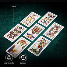 Load image into Gallery viewer, Tarot Cards Decks and Book Sets for Beginners, Marseille Cat Tarot, The Feline Marseilles Cat Tarot Deck, 78 Cards and a 43-Page Guidebook (The Emerald Deck)
