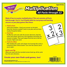 Load image into Gallery viewer, Trend Enterprises Multiplication 0-12 Flash Cards (All Facts)
