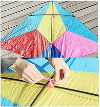 Load image into Gallery viewer, LSDRALOBBEB Kites for Kids Kites for The Beach Colorful Polaris Kites with Tails for Adults Kids,Easy-to-Fly Beginner Kites with Kite Strings and Kite Reel,for Beach Trip 928(Size:300M LINE)
