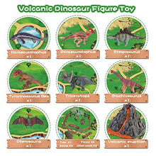 Load image into Gallery viewer, Dinosaur Volcano Figures Toy with Mat,Educational Mist-spouting Volcano Playset with Realistic Dinosaurs,Stone and Tree to Create a Dino World Party Gifts for Kids Toddler Boys and Girls
