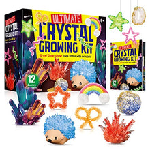 Load image into Gallery viewer, XXTOYS Crystal Growing Kit- 12 Science Experiments for Kids  Growing 12 Crystals, Science Kits for Kids 4-6 - Great Crafts Gifts for Kids, Toys for Girls and Boys Age 8-10
