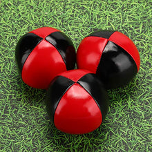 Load image into Gallery viewer, VGEBY Juggling Ball 3PCS Red Black PU Leather High End Portable EPS Fine Colloidal Particle Juggling Ball Toysandgames Other Ball Sports Goods
