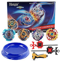 Bey Burst Evolution Starter 4 in 1 Battling Top Fusion Metal Master Rapidity Fight with 4D Launcher Grip Set
