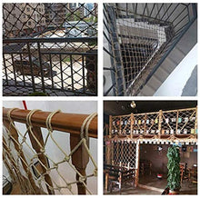 Load image into Gallery viewer, Outdoor Mesh Rope Climbing Netting Heavy Duty Child Anti-Fall - Strong and Sturdy Engineering Protection Fence Protection Balcony Stairs Railing Anti-Fall Multiple Size Options Safety Net for Kids
