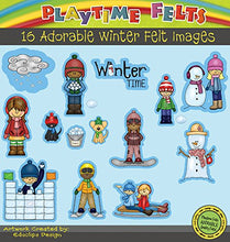 Load image into Gallery viewer, Winter Time Fun Felt Set
