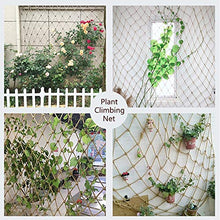 Load image into Gallery viewer, WANIAN Outdoor Mesh Rope Climbing Netting Heavy Duty Decor Attic Balcony Stair Handrail Kindergarten Child Protection Plant Toys Pets Protective Safety Net for Kids (Color : 6mm/10cm, Size : 28M)
