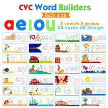 Load image into Gallery viewer, SpringFlower See &amp; Spell Matching Letter Toy,Learning Educational Toy For 3 4 5 6 Years Old Boys And Girls,Preschool Learning Activities,Shape &amp; Color Recognition Game,Cvc Word Builders For Kids,80Pcs
