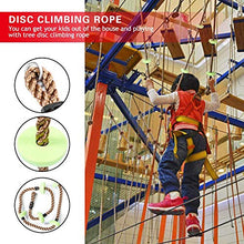 Load image into Gallery viewer, Jarchii Disc Climbing Rope, Children Swing Disc Climbing Rope Kids Playground Equipment Toys for Outdoors, Kindergarten, Children&#39;s Clothing Store, Leisure Place(Green)
