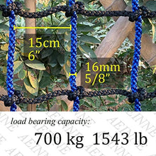 Load image into Gallery viewer, Colorful Climbing Net,Climbing Rope Net Climb Netting Gym Tree Rock Outdoor Equipment Indoor Cargo Treehouse Rockwall Webbing Frame Nylon Playground Playhouse Safety,for Adults Kid Children Kids,16mm

