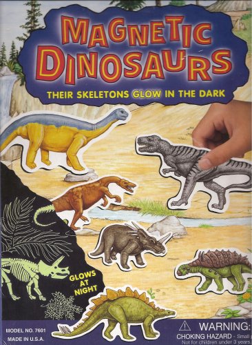 Magnetic Glow in the Dark Dinosaurs by Smethport