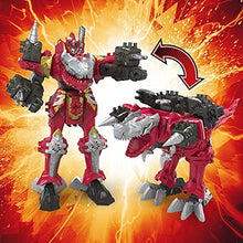 Load image into Gallery viewer, Power Rangers Dino Fury T-Rex Champion Zord for Kids Ages 4 and Up Morphing Dino Robot Zord with Zord Link Mix-and-Match Custom Build System
