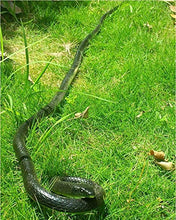 Load image into Gallery viewer, Yoogeer 47 Inches Rubber Lifelike Snakes Scary Gag Gift Incredible Creatures Chain Snakes Rain Forest Snake Toys Wild Life Snakes
