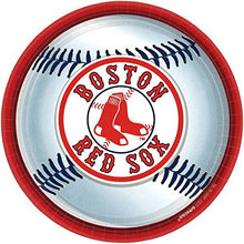 Load image into Gallery viewer, &quot;Boston Red Sox Major League Baseball Collection&quot; 9&quot; Round, Party Plates

