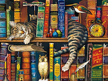 Load image into Gallery viewer, Buffalo Games - The Cats of Charles Wyoscki - Frederick The Literate - 750 Piece Jigsaw Puzzle
