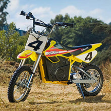 Load image into Gallery viewer, Razor MX650 Dirt Rocket Electric-Powered Dirt Bike with Authentic Motocross Dirt Bike Geometry, Rear-Wheel Drive, High-Torque, Chain-Driven Motor, for Kids 13+, Yellow
