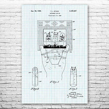 Load image into Gallery viewer, Finger Puppet Theater Poster Print, Toy Collector Gift, Puppet Wall Art, Daycare Decor, Theater Art, Marionette Gifts Graph Paper (12 inch x 16 inch)
