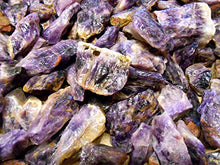 Load image into Gallery viewer, Rock Tumbler Gem Refill Kit Authentic Brazil Amethyst Crystal Rough-Rich Purples! 8 oz
