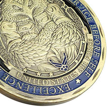 Load image into Gallery viewer, U.S.AF Core Values Air Force Military Challenge Coin
