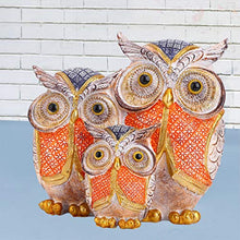 Load image into Gallery viewer, TOYANDONA Owl Figurine Staute Garden Ornament Bird Figures Car Dashboard Decoration Resin Desktop Ornament for Home Table Decoration
