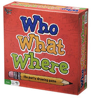 University Games Who What Where Drawing Game  (Discontinued by Manufacturer)