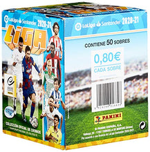 Load image into Gallery viewer, 2020-21 Panini La Liga Stickers Box (50 Packs per Box) (6 Stickers per Pack)
