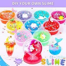 Load image into Gallery viewer, Slime Kit, Slime Kits for Girls Boys, Theefun 108Pcs Slime Making Supplies Include 20 Crystal Slime, 4 Clay, 48 Glitter Powder, Unicorn Slime Charms, DIY Toys for Kids Age 3+ Year Old
