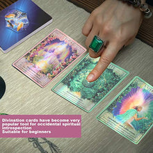 Load image into Gallery viewer, 01 Tarot Cards Deck, Portable Lightweight and Small Size Tarot Cards Hologram with 44-Card for Party for Beginners Expert Readers, Defult, default
