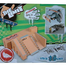 Load image into Gallery viewer, HOMETALL Skate Park Kit, 5PCS Skate Park Kit Ramp Parts for Finger Skateboard Ultimate Parks Training Props. (5PCS)
