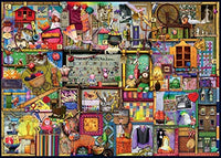Ravensburger The Craft Cupboard Puzzle 1000 Piece Jigsaw Puzzle for Adults - Every piece is unique, Softclick technology Means Pieces Fit Together Perfectly