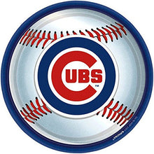 Load image into Gallery viewer, &quot;Chicago Cubs Major League Baseball Collection&quot; 9&quot; Round, Party Plates
